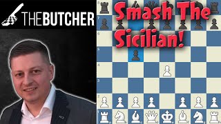 Chess Tips A Low Theory Attacking System vs Sicilian [upl. by Nhor]