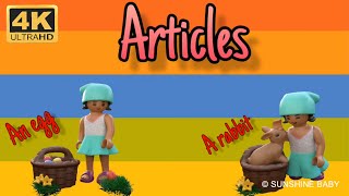 Articles for kids  grade  1 GRAMMAR  SUNSHINE BABY [upl. by Ahsille598]