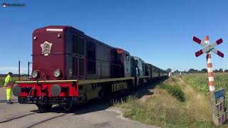 VSM NS 2459  2412  6X Mat 24 quotBlokkendoosquot passing by from Beekbergen to Loenen [upl. by Hermy]