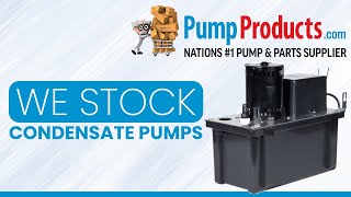 PumpProductscom stocks Condensate Pumps [upl. by Nylitak]