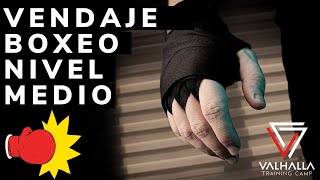 Vendaje Boxeo FitBoxing 🥊 Nivel Intermedio  Como vendar manos y nudillos correctamente Tutorial 2 [upl. by Aiahc601]