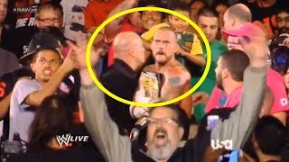 10 Times CM Punk BROKE CHARACTER In WWE [upl. by Aikahs]