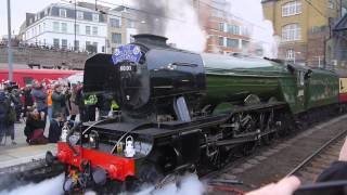 60103 Flying Scotsman departure [upl. by Nosniv]