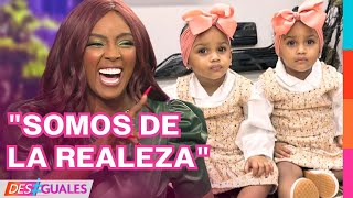 Amara La Negra defiende los nombres de sus hijas y aclara la razón de su elección  Desiguales [upl. by Ardnuasac]