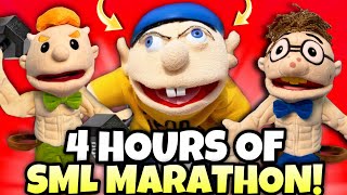 4 HOURS OF SML MARATHON FUNNIEST JEFFY VIDEOS [upl. by Ellynad]