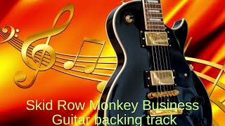 Skid Row Monkey Business Guitar Backing Track With Vocals [upl. by Mareah551]