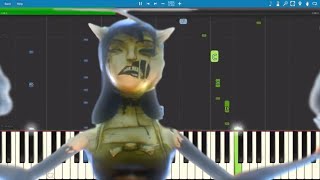 Bendy And The Ink Machine Song  Uncrowned  Piano Cover  Tutorial  CG5 [upl. by Munn]