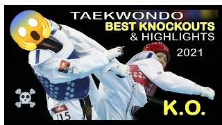 Taekwondo BEST Knockouts amp Highlights [upl. by Hallsy]