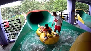 Big Bam Water Slide at Splash Island [upl. by Amhsirak335]