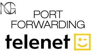 Telenet Port Forwarding [upl. by Japheth]