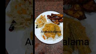 Day 9 Today lunch Thangai paal sathammeen kolambumeen varuvalamp cabbage carrot poriyal [upl. by Accem]