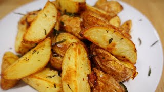 Crispy Potato Wedges Air Fryer Tefal Actuary Healthycook with Gui [upl. by Eesdnyl]