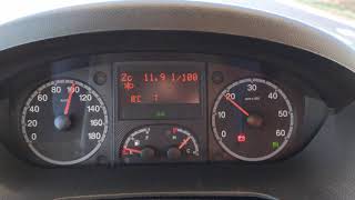 Fiat Ducato 30 177KM EURO5 spalanie chwilowe consumption [upl. by Assilev114]