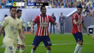 🔴 América vs Chivas EN VIVO  Liga MX Apertura 202425 • PES 21 Simulation Gameplay [upl. by Linn]