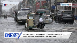 One North Central Luzon Dagupan City isinailalim sa state of calamity dahil sa KristinePH [upl. by Chap]