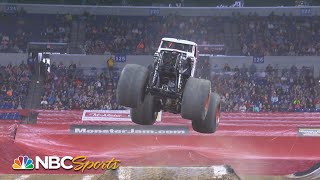 2022 Monster Jam Round 21 in Indianapolis  EXTENDED HIGHLIGHTS  7292022  Motorsports on NBC [upl. by Artie]