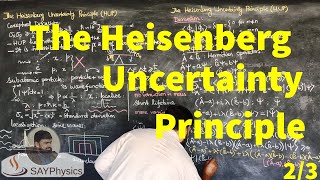 L212 The Heisenberg uncertainty principle step by step derivation [upl. by Maxima]