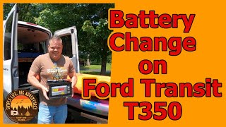 How to Change the Battery on a Ford Transit T350 [upl. by Israeli]