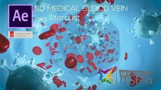 Medical Blood Vein using Stardust  After Effects Tutorial [upl. by Quartis]