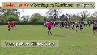 Fawley 1st XV v Lymington Mariners 13424 Clip 4 [upl. by Imrots]