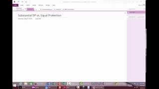 Substantive Due Process vs Equal Protection Analysis Constitutional Law 2 McMillian Spring 2015 [upl. by Ennaylime]