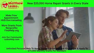 New 20000 Home Repair Grants In Every State [upl. by Manley]