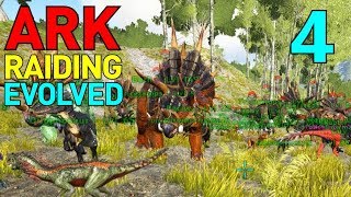 4 The Tame Horde ARK Raiding Evolved [upl. by Arnulfo]