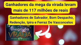 Ganhadores mega da virada Todos os detalhes [upl. by Purse]