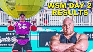 WORLDS STRONGEST MAN 2024  DAY 2 RESULTS [upl. by Koblick]