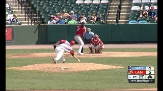 Submarine Pitcher Garrett Granitz Full Inning 2021 Lancaster Barnstormers vs Southern Maryland [upl. by Drisko]