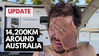 Lachlan Morton Cycling Around Australia  Update [upl. by Elrebmik]