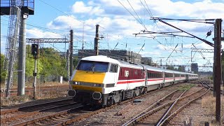 LNER 91109 1D18 Kings Cross  Leeds  Alexandra Palace  280924 [upl. by Assenad121]