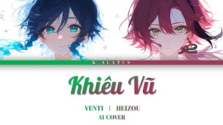 Venti  Heizou AI Cover  Khiêu Vũ  inari ft Côngg [upl. by Sibel649]