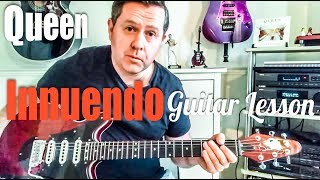 Queen  Innuendo  Guitar Lesson Guitar Tab [upl. by Bodi]