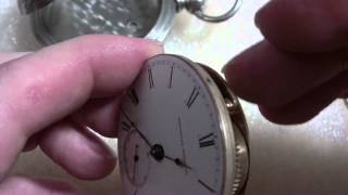 How I repair rotating pocket watch movement in case Waltham [upl. by Alket469]