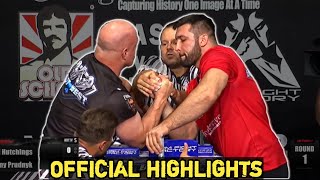 Todd Hutchings vs Evgeny Prudnik Armwrestling Supermatch  East vs West 4 [upl. by Opaline364]