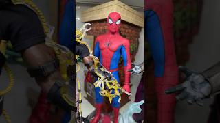 🕷️Which SpiderMan suit would YOU choose youtubeshorts marvel toyreviews collection [upl. by Llevrac]