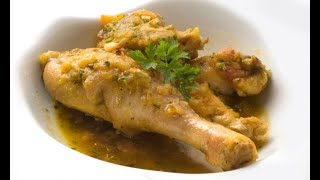 Receta de gallina en pepitoria  Karlos Arguiñano [upl. by Limaj]