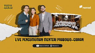 LIVE Pengumuman Menteri PrabowoGibran  Musyawarah [upl. by Anton]