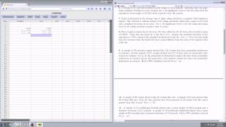 Confidence Interval for Two Proportions in StatCrunch [upl. by Manheim]