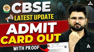 CBSE Admit Card 2024  How to Download Class 10 and 12 Admit Card Out 🔥  CBSE Latest News [upl. by Rednav685]