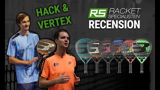 Recension  Bullpadel 2021  Vertex amp Hack [upl. by Econah62]