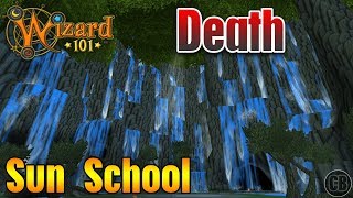 Wizard101 Death Spell Quests  Azteca Sun School [upl. by Trembly]