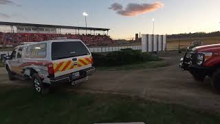 Lawrenceburg Speedway Hornet heat race group 1 April 62024 [upl. by Nawaj]