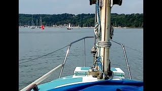 Westerly centaur sailing  Part two  trip up the River Medway to Rochester [upl. by Ap]