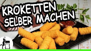 Kroketten selber machen außen kross amp innen cremigfluffig [upl. by Arahsat63]