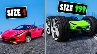 Every time I crash my wheels get bigger in GTA 5 [upl. by Derej304]