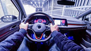 2021 VW GOLF 8 GTI Clubsport 45 NIGHT POV DRIVE Onboard 60FPS [upl. by Ellerahs]