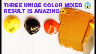 Three Unique color mixing😱 alipaintmixing colorfulmixing c [upl. by Thor]