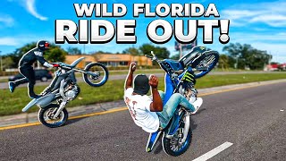 THE MOST WILD FLORIDA RIDEOUT EVER   BRAAP VLOGS [upl. by Iak]